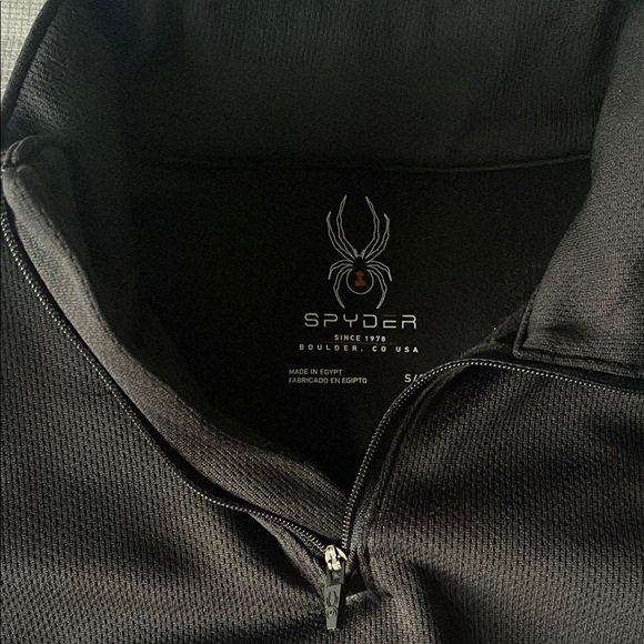 Black Quarter-Zip Pullover - Picture 3 of 4